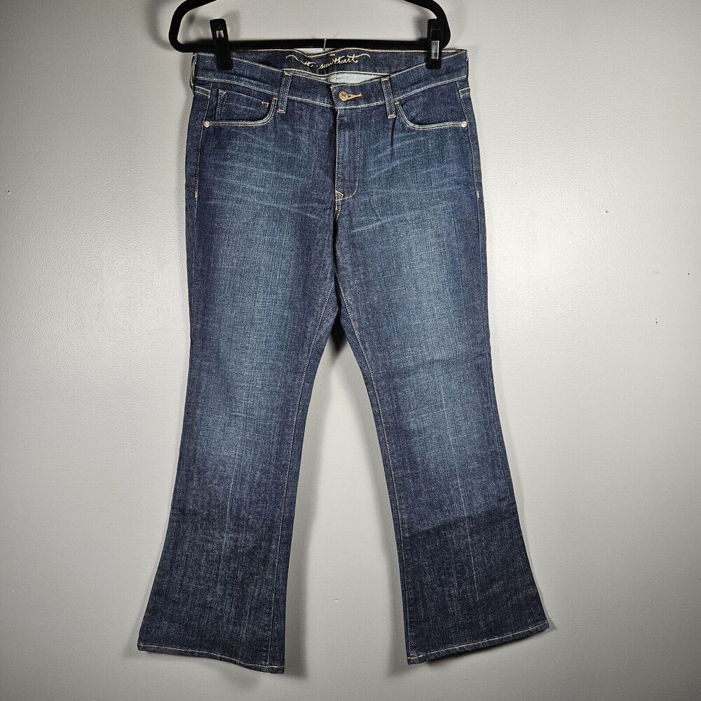 Old Navy Women's Jeans The Sweet Heart Flare Leg Stretch Mid-Rise‎ Denim 12 reg